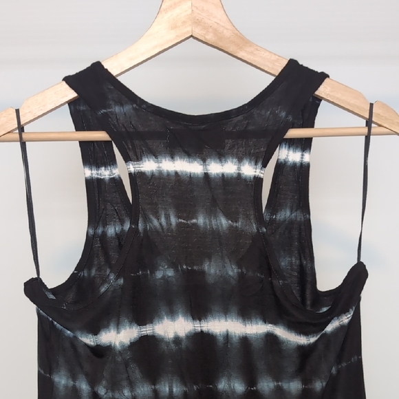 Gray and Black Sleeveless Square Neck Sundress - Picture 3 of 5